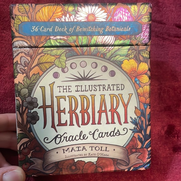 The Illustrated Herbiary Oracle Cards - like new - Picture 1 of 4